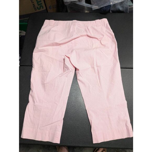 Lauren Ralph Lauren Active Golf Pink & White Stripped Pants Women's 10 - Picture 2 of 6